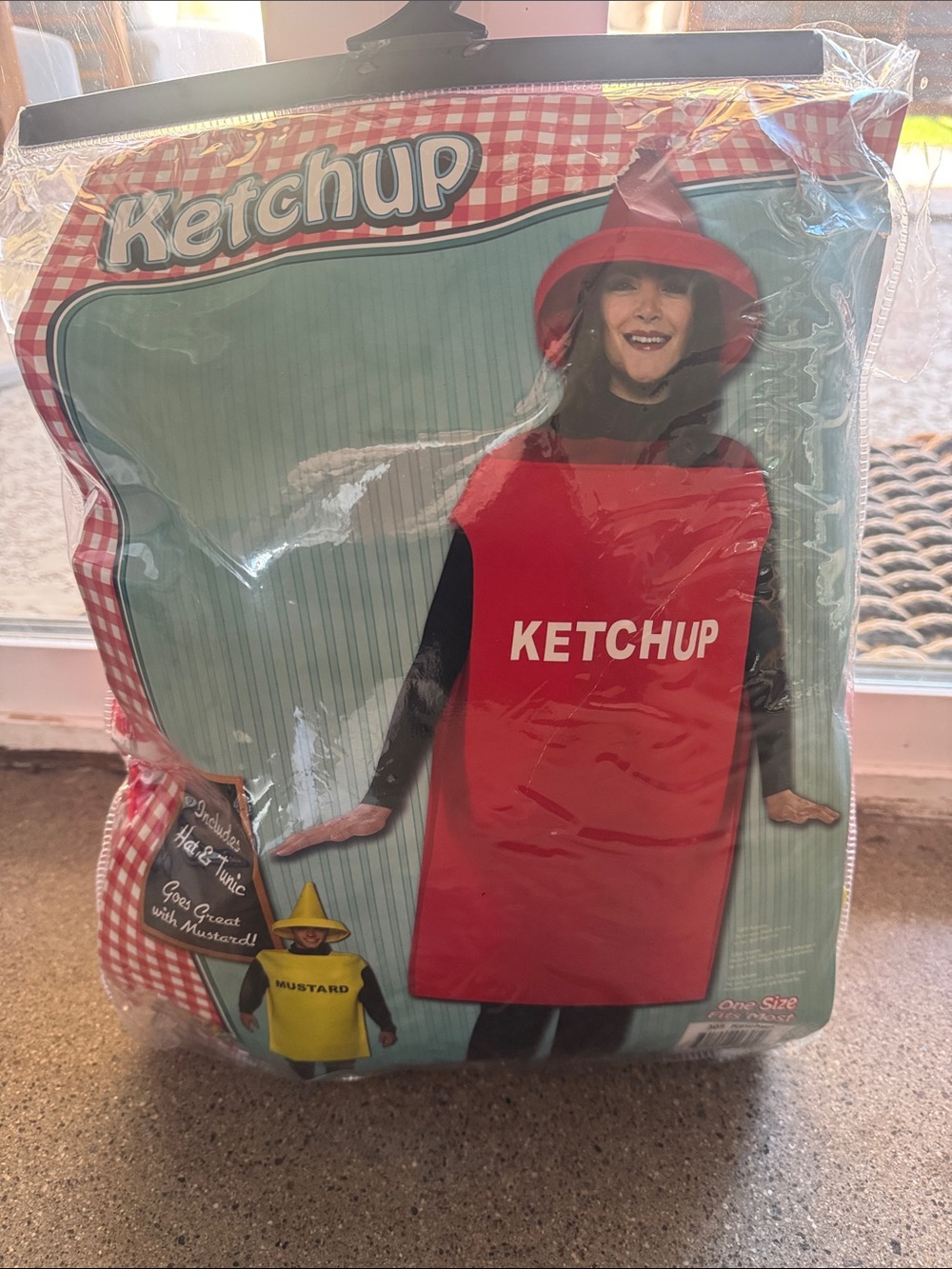 Fun Halloween Ketchup Costume - Red Bottle Outfit